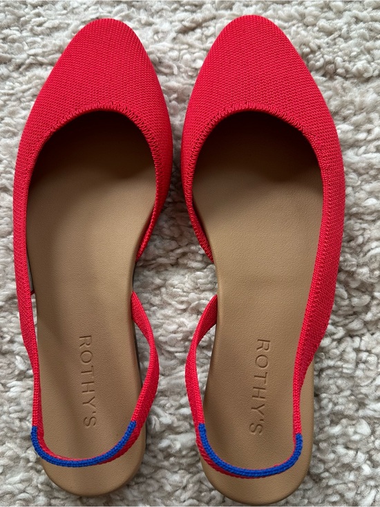 Rothy's Shoes - Rothy's Women's Red Slingback Flats